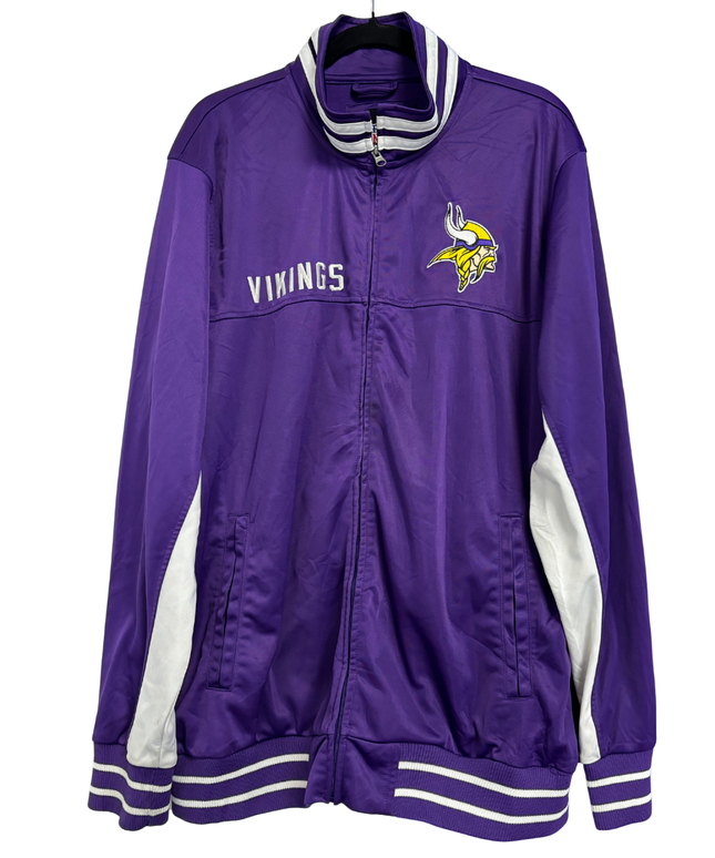 NFL Minnesota Vikings Purple Full-Zip Sports Jacket