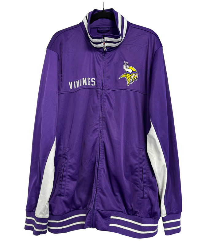 NFL Minnesota Vikings Purple Full-Zip Sports Jacket