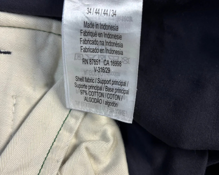 Lacoste Navy Blue Slim Fit Chino Pants