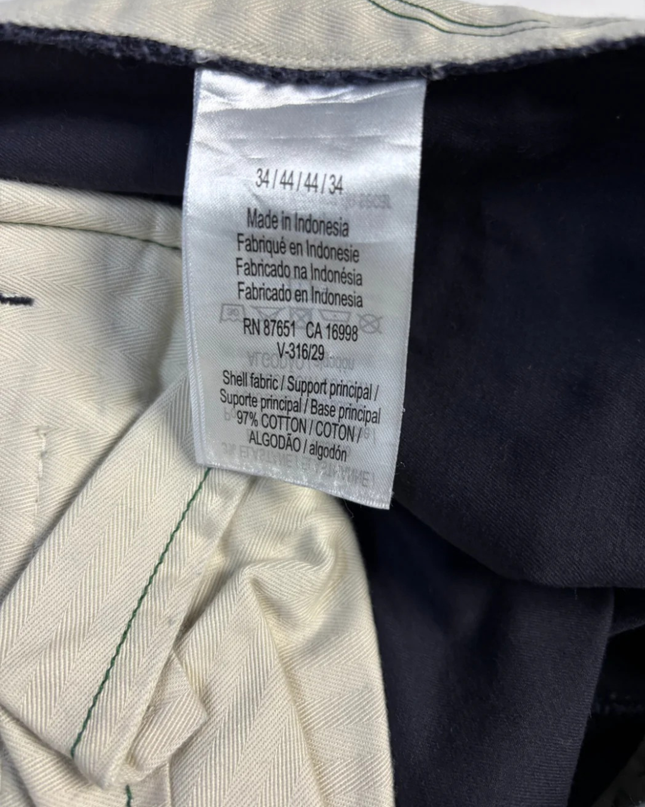 Lacoste Navy Blue Slim Fit Chino Pants