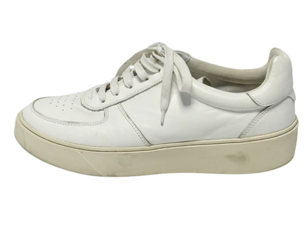 DOOA White Platform Leather Sneakers