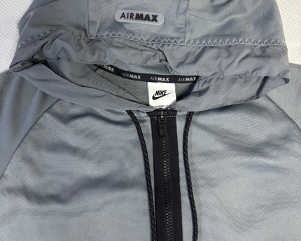 Nike Air Max Grey Half-Zip Therma-FIT Hoodie