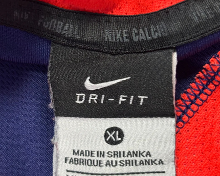FC Barcelona Nike Navy Blue and Red  Training Jersey