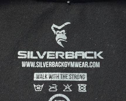 Silverback Black Artistic Gorilla Graphic T-Shirt