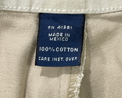 Ralph Lauren Beige Pleated Chino Pants
