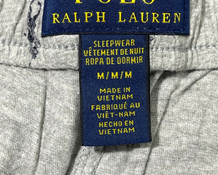 Polo Ralph Lauren Grey Allover Pony Print Sleep Shorts