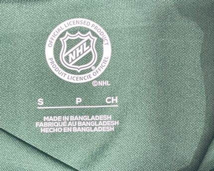 NHL Minnesota Wild Green Long-Sleeve Sports T-Shirt