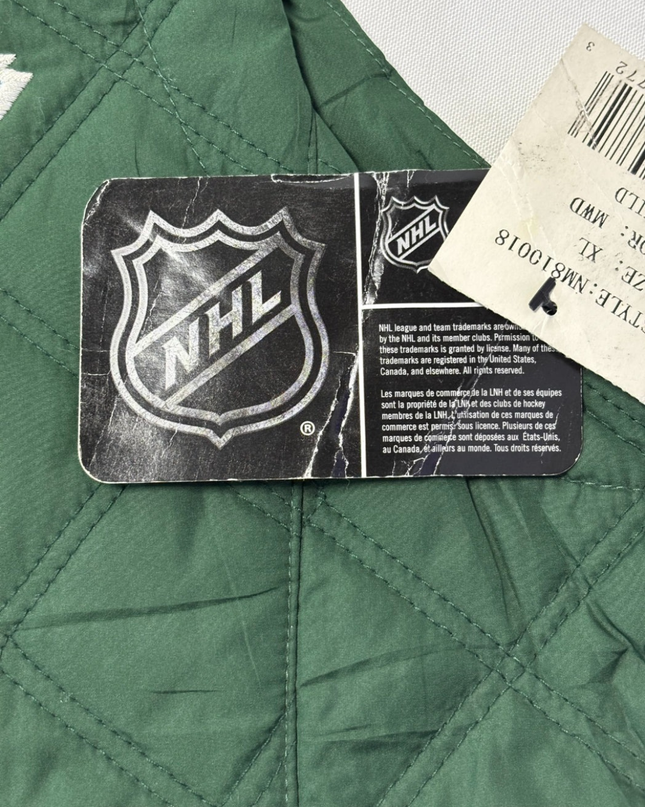 G-III Apparel Group Green NHL Minnesota Wild Quilted Vest W/TAG