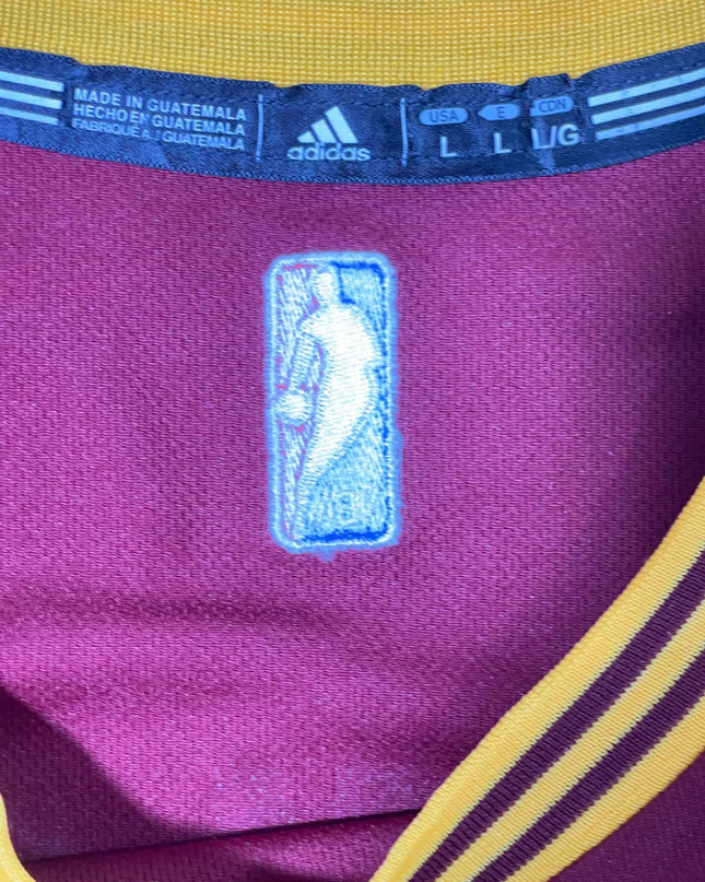 Adidas Maroon Cleveland Cavaliers LeBron James #23 NBA Jersey
