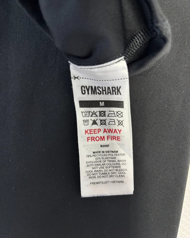 Gymshark Black High-Rise Performance Leggings
