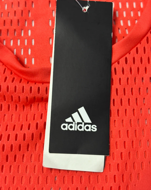 Adidas Red Climacool Performance Mesh T-Shirt W/Tags