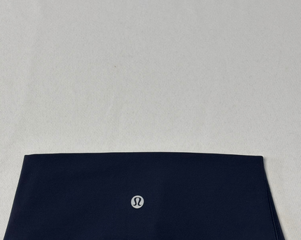 Lululemon Navy Blue High-Rise Cropped Performance Leggings