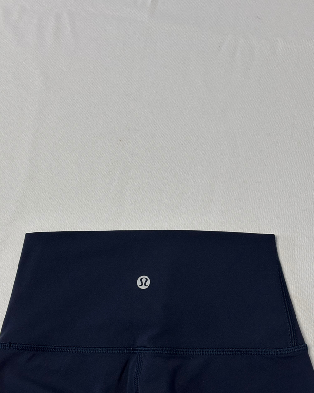 Lululemon Navy Blue High-Rise Cropped Performance Leggings