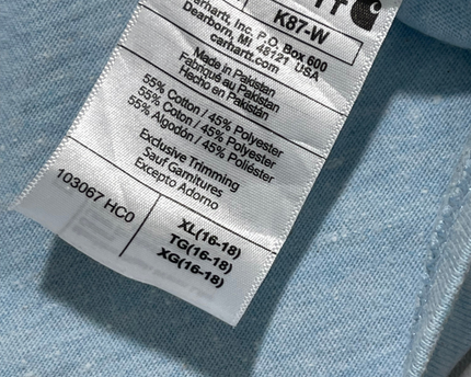Carhartt Light Blue Heathered Pocket T-Shirt