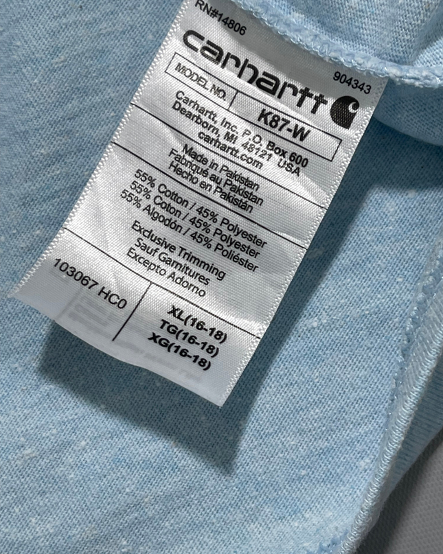 Carhartt Light Blue Heathered Pocket T-Shirt