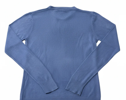 Lacoste Light Blue Crew Neck Knit Sweater