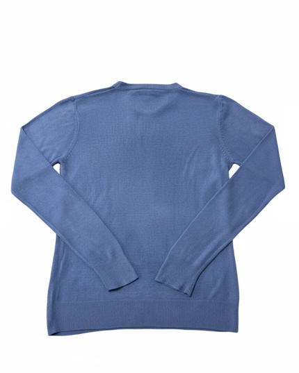 Lacoste Light Blue Crew Neck Knit Sweater