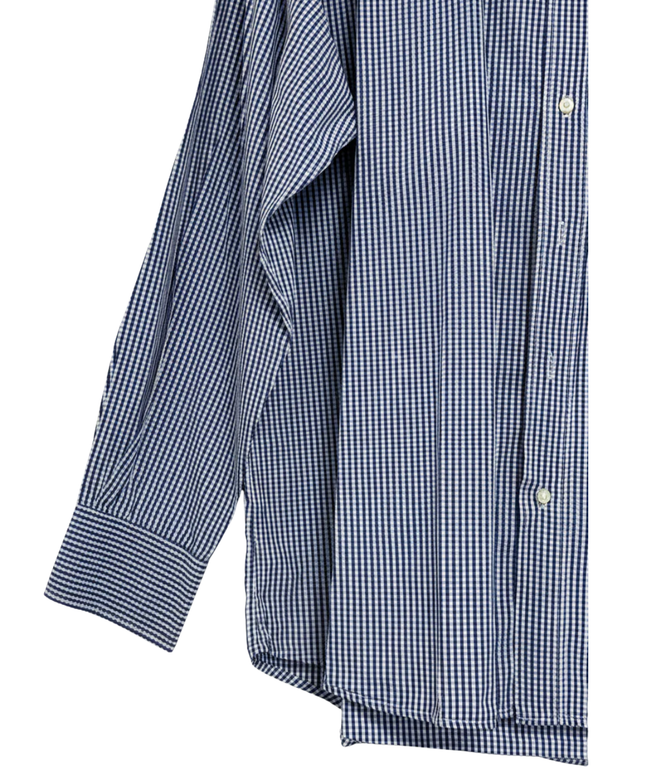 Ralph Lauren Blue Gingham Custom Fit Long Sleeve Shirt