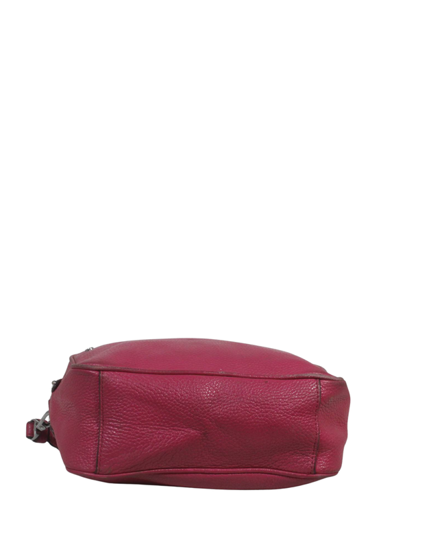 DKNY Pink Pebbled Leather Crossbody Bag