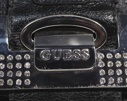 Guess Black Rhinestone Embellished Wallet