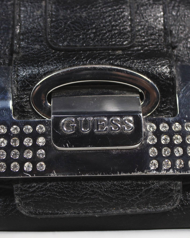Guess Black Rhinestone Embellished Wallet