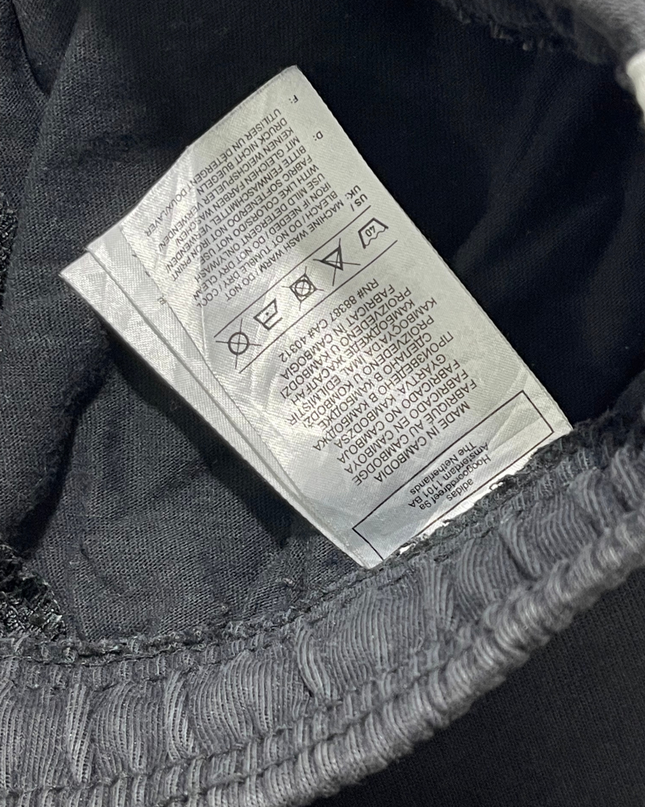 Adidas Black Classic 3-Stripe Fleece Track Pants