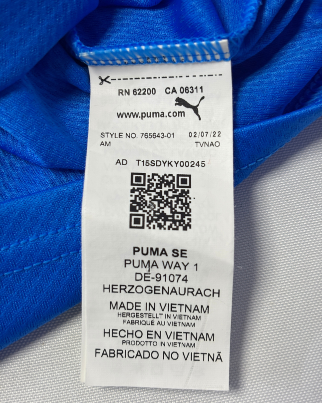 Puma Blue Italy Stadium Home Jersey