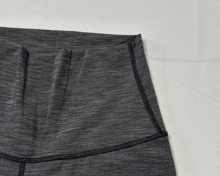 Lululemon Grey Heathered High-Rise Performance Leggings