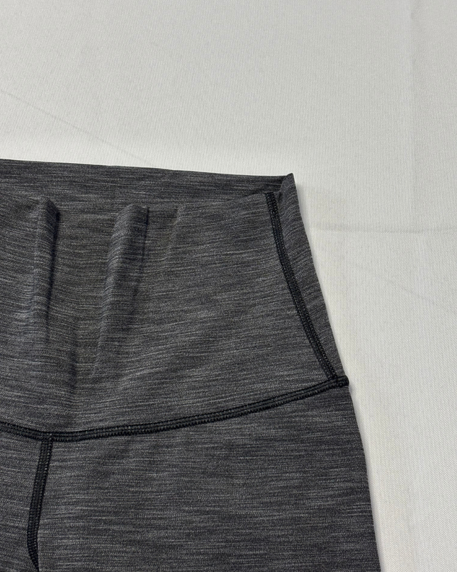 Lululemon Grey Heathered High-Rise Performance Leggings
