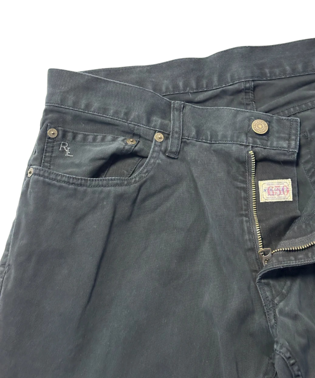 Polo Ralph Lauren Black Straight Fit Cotton Denim Jeans