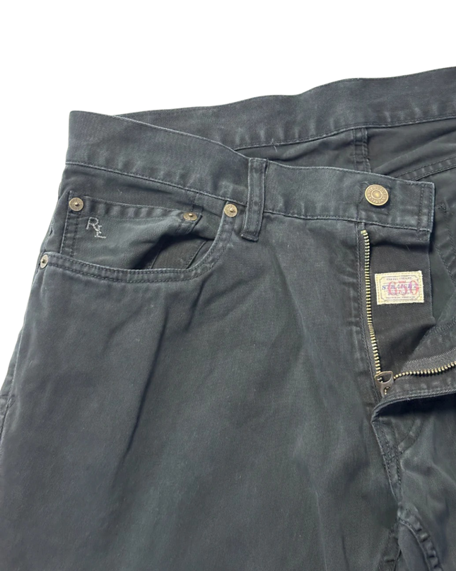 Polo Ralph Lauren Black Straight Fit Cotton Denim Jeans