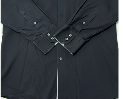 BOSS Navy Blue Regular Fit Long Sleeve Dress Shirt