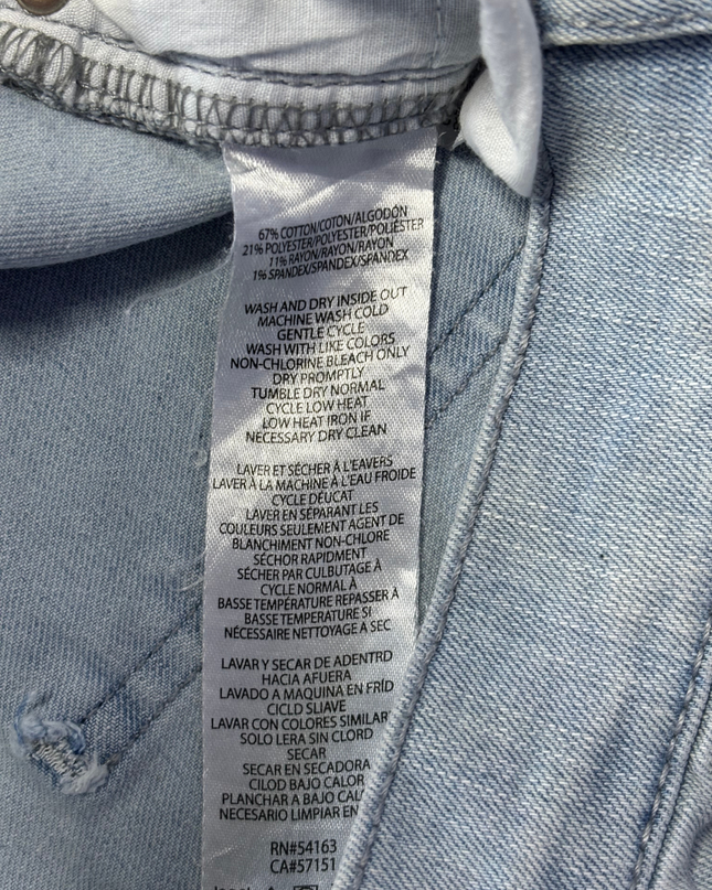 Calvin Klein Jeans Light Blue Denim Shorts