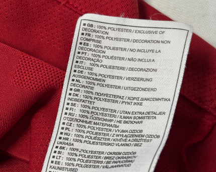 Nike Red Manchester United AIG Football Training Sleeveless Jersey