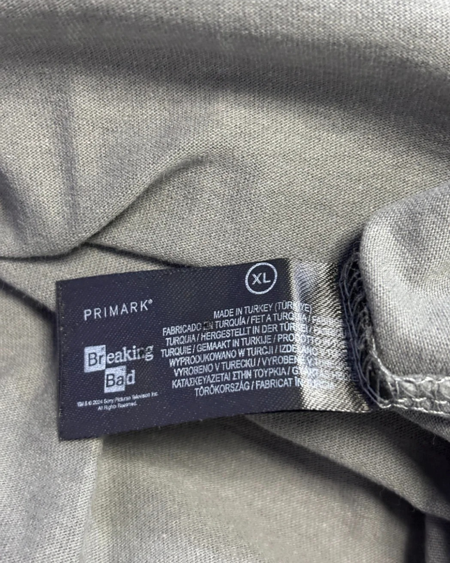 Primark Grey Breaking Bad Graphic Tee