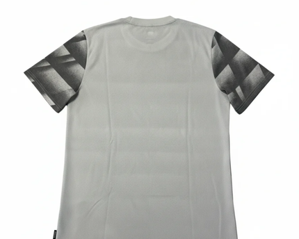 Nike Grey/White Graphic Print Performance Sports T-Shirt