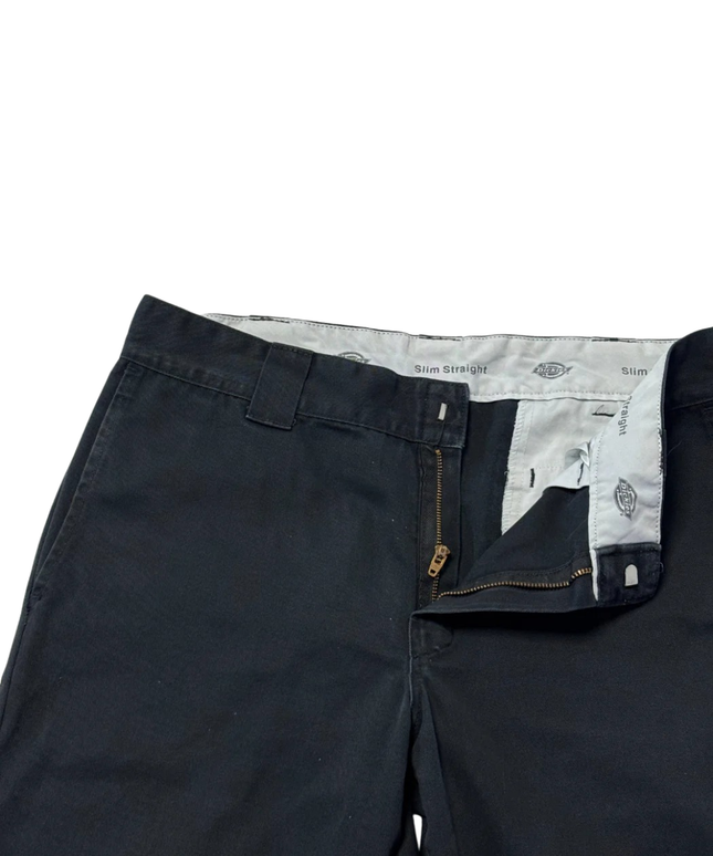 Dickies Black Slim Straight Work Pants
