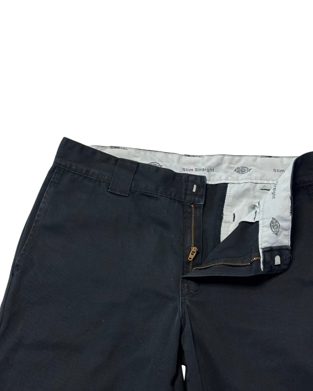 Dickies Black Slim Straight Work Pants
