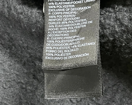 THE NORTH FACE Black Full-Zip Sherpa Fleece Jacket