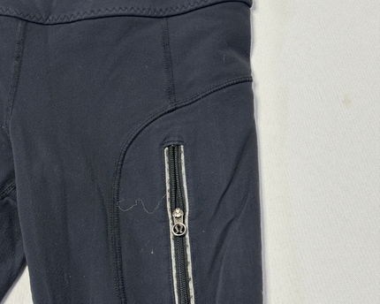 Lululemon Black Full-Length Zipper Pocket Leggings