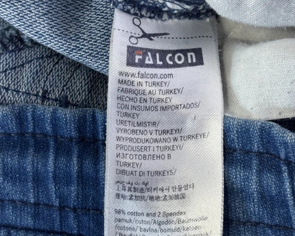 Falcon Denim Blue Cargo Jogger Jeans