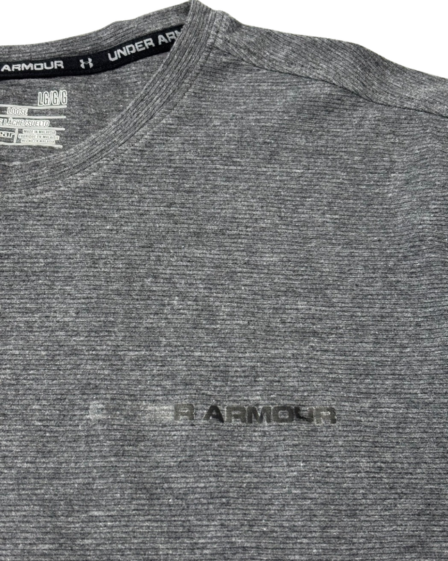 Under Armour Grey HeatGear Loose Fit Sports T-Shirt