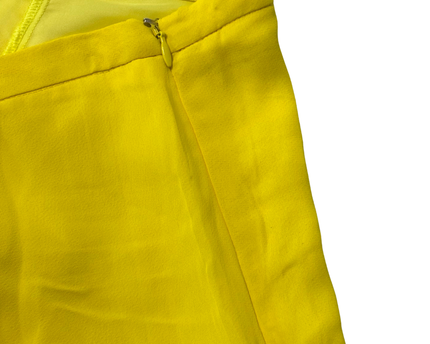 ZINI Yellow High-Waisted Wide Leg Pants
