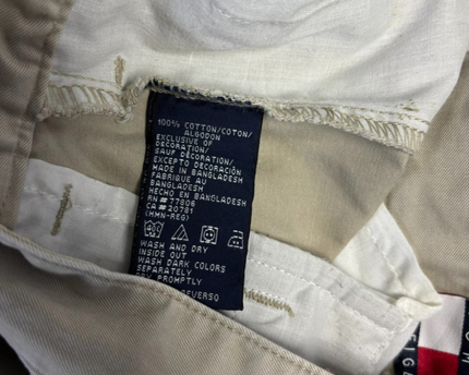 Tommy Hilfiger Beige Relaxed Fit Chino Pants