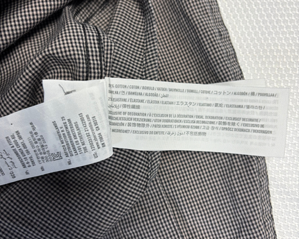 Abercrombie & Fitch Grey Check Super Slim Stretch Shirt