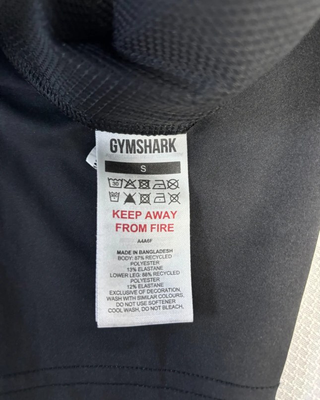 Gymshark Black Performance Training Pants