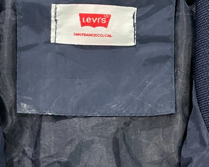 Levi's Navy Blue Lightweight Sporty Windbreaker Jacket