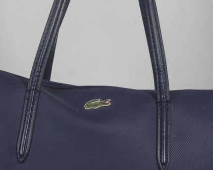 Lacoste Navy Blue L.12.12 Large Tote Bag