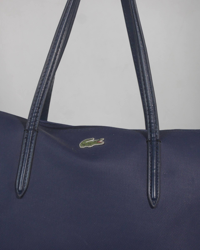 Lacoste Navy Blue L.12.12 Large Tote Bag