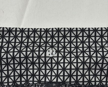 Lululemon Black and Grey Geometric Leggings